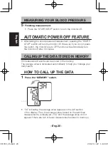 Preview for 20 page of Citizen REF CH-650 Instruction Manual