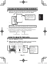 Preview for 21 page of Citizen REF CH-650 Instruction Manual