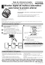 Предварительный просмотр 2 страницы Citizen REF CH-657 Quick Start Manual