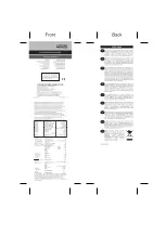 Citizen SLD-366 Instruction Manual preview