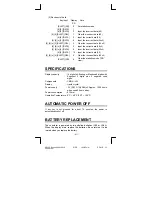 Предварительный просмотр 18 страницы Citizen SR-135N Instruction Manual