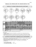 Preview for 7 page of Citizen VD5 Operation Manual