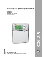 CitrinSolar CS 2.5 Mounting And Operating Instructions preview