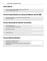 Предварительный просмотр 4 страницы Citrix Citrix Access Gateway 4.2 Checklist