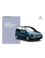 CITROEN 2015 Berlingo Multispace Handbook preview