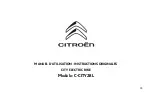 Предварительный просмотр 35 страницы CITROEN C-CITY28L User Manual