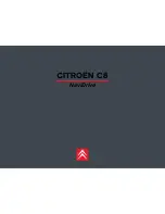 CITROEN C8 NaviDrive Manual preview