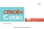 Preview for 1 page of CITROËN C Zero Handbook