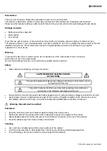 Preview for 2 page of Citronic CASA Series User Manual