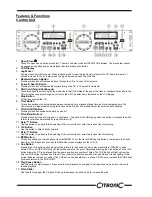 Preview for 6 page of Citronic cd-1x Owner'S Manual