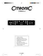 Citronic CDM2:2 (MKII Specification preview