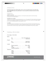 Предварительный просмотр 2 страницы Citronic CDM2:2 (MKII Specification