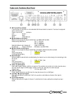 Предварительный просмотр 5 страницы Citronic CDM4:2USB Owner'S Manual