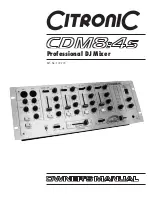 Citronic CDM8:4s Owner'S Manual preview