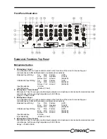 Preview for 3 page of Citronic CDM8:4s Owner'S Manual