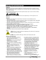 Предварительный просмотр 23 страницы Citronic CDMX-3 Instruction Manual