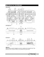 Предварительный просмотр 27 страницы Citronic CDMX-3 Instruction Manual