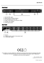 Preview for 2 page of Citronic CPD-9 User Manual