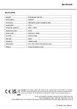 Preview for 2 page of Citronic CU-POD2 User Manual