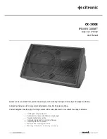 Предварительный просмотр 1 страницы Citronic CX-2008 User Manual