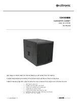 Preview for 1 page of Citronic CX-5008B User Manual