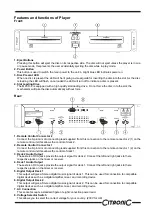 Предварительный просмотр 5 страницы Citronic MPCD-4 Ultima Owner'S Manual