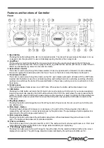 Предварительный просмотр 6 страницы Citronic MPCD-4 Ultima Owner'S Manual