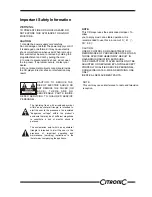 Preview for 2 page of Citronic MPCD-S6 Ultima Owner'S Manual