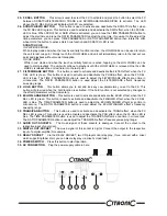 Preview for 7 page of Citronic MPCD-S6 Ultima Owner'S Manual