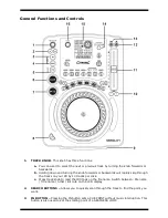 Preview for 4 page of Citronic MPCD-X1 Owner'S Manual