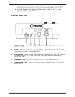 Preview for 7 page of Citronic MPCD-X1 Owner'S Manual