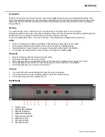 Preview for 2 page of Citronic P44800 User Manual