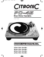 Citronic PD-45 Owner'S Manual preview