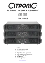 Предварительный просмотр 1 страницы Citronic PLX2000 User Manual