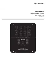 Предварительный просмотр 1 страницы Citronic PRO-2 MKII User Manual