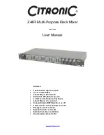 Citronic Z44R User Manual preview