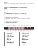 Preview for 2 page of Citronic Z44R User Manual