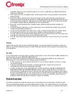 Предварительный просмотр 11 страницы Citronix ci5200 Technical & Service Manual