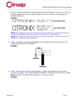 Preview for 74 page of Citronix ci5200 Technical & Service Manual