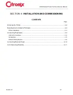 Предварительный просмотр 124 страницы Citronix ci5200 Technical & Service Manual
