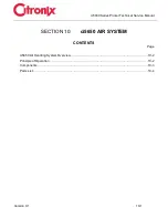 Предварительный просмотр 277 страницы Citronix ci5200 Technical & Service Manual