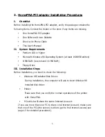 Preview for 6 page of City-Netek HomePNA PCI Adapter User Manual