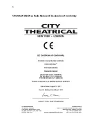 Preview for 6 page of City Theatrical 7400-5707 SHoW DMX Vero User Manual