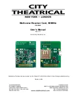 Предварительный просмотр 1 страницы City Theatrical Multiverse 5907 User Manual