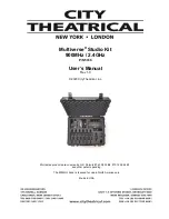 City Theatrical Multiverse 5938 User Manual preview