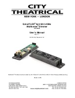 Предварительный просмотр 1 страницы City Theatrical QolorFLEX 5916 User Manual