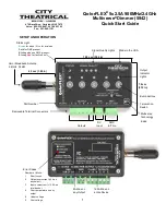 Preview for 1 page of City Theatrical QolorFLEX Quick Start Manual