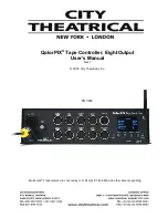 Предварительный просмотр 1 страницы City Theatrical QolorPIX 5850 Series User Manual