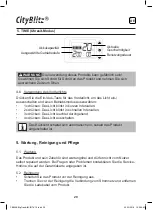 Preview for 20 page of CityBlitz CB049 Original Instructions Manual