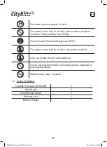 Preview for 28 page of CityBlitz CB049 Original Instructions Manual